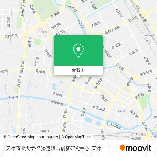 天津商业大学-经济逻辑与创新研究中心地图