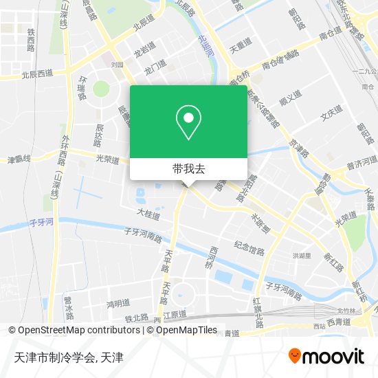 天津市制冷学会地图