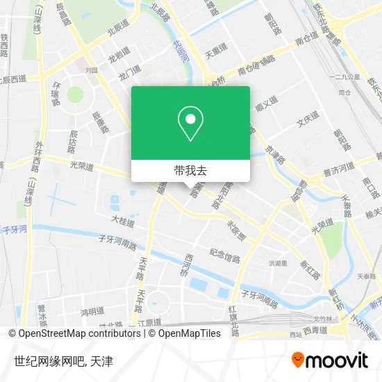 世纪网缘网吧地图