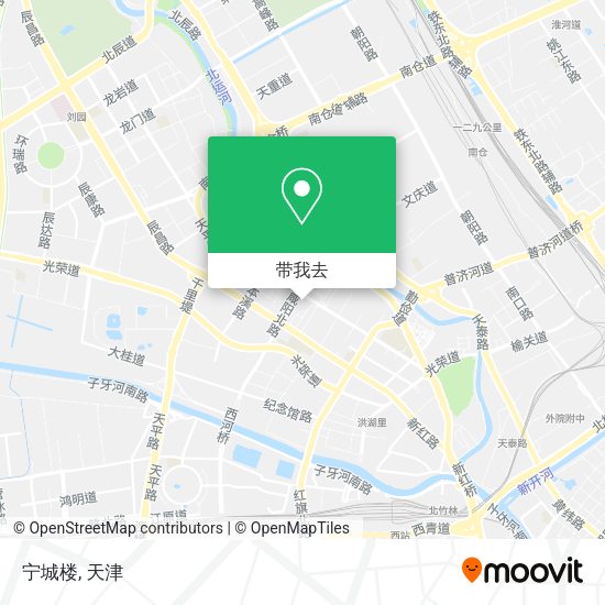 宁城楼地图