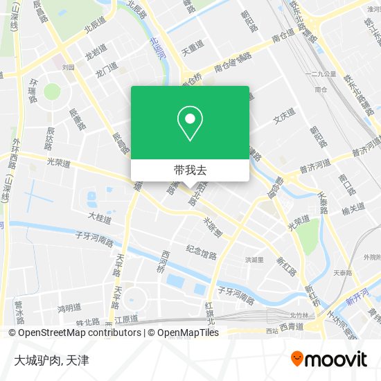大城驴肉地图