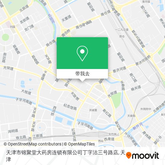 天津市镕聚堂大药房连锁有限公司丁字沽三号路店地图