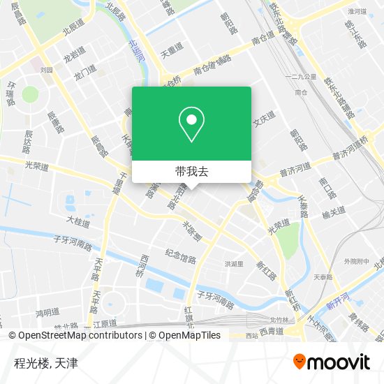 程光楼地图