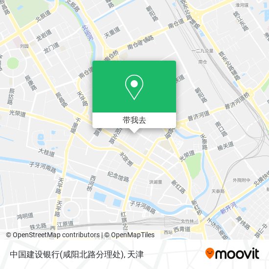中国建设银行(咸阳北路分理处)地图