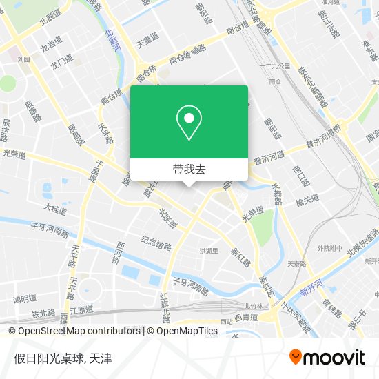 假日阳光桌球地图