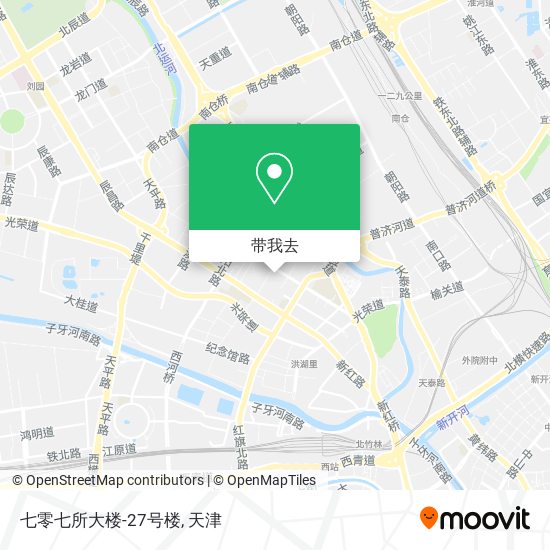 七零七所大楼-27号楼地图