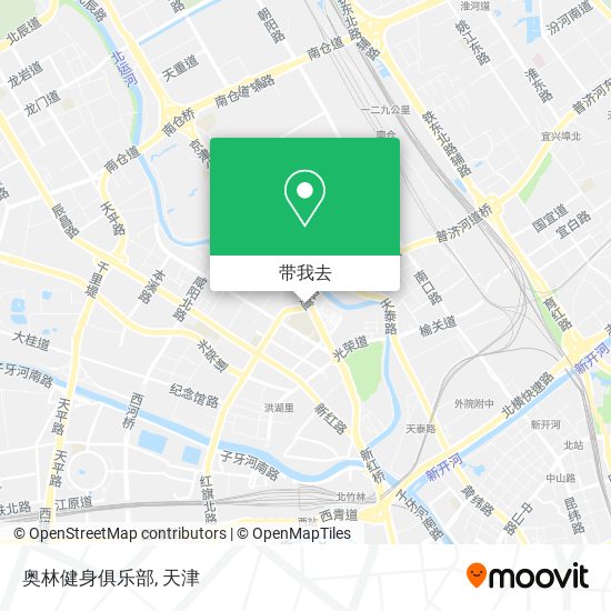 奥林健身俱乐部地图