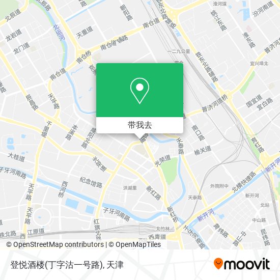 登悦酒楼(丁字沽一号路)地图