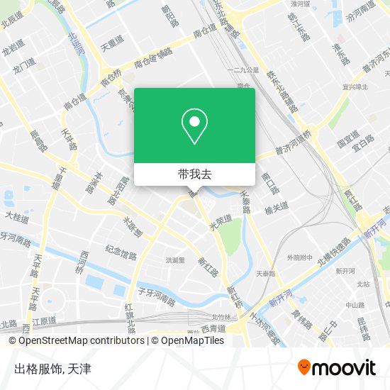 出格服饰地图