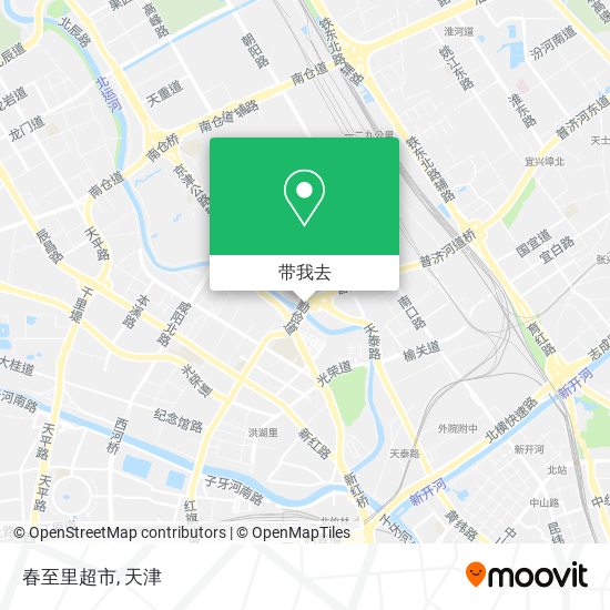 春至里超市地图