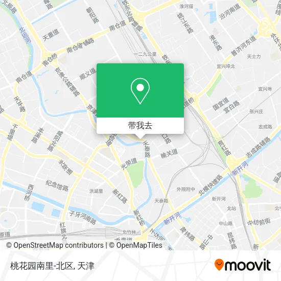 桃花园南里-北区地图