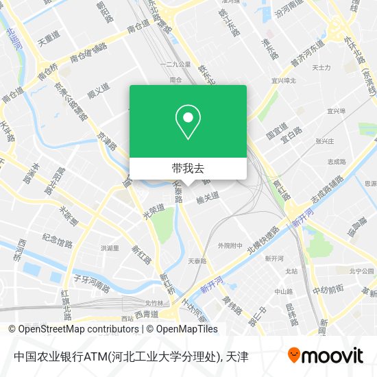 中国农业银行ATM(河北工业大学分理处)地图