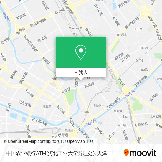 中国农业银行ATM(河北工业大学分理处)地图
