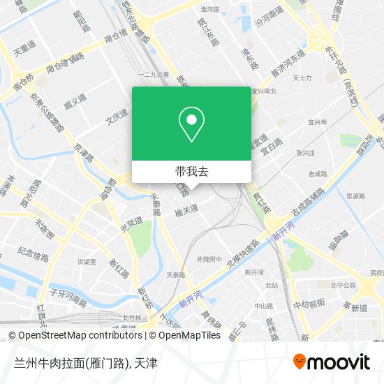兰州牛肉拉面(雁门路)地图