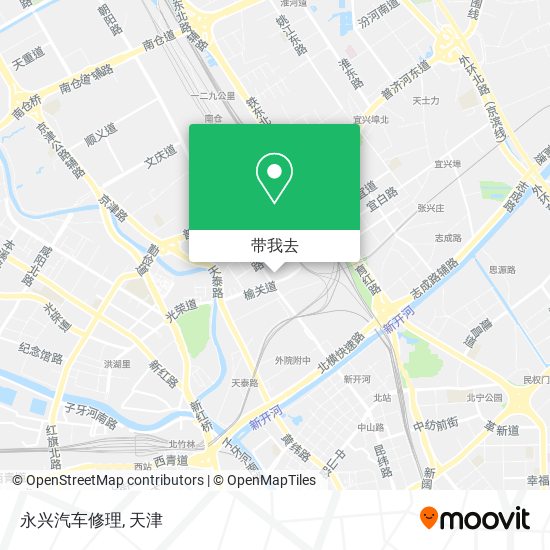 永兴汽车修理地图