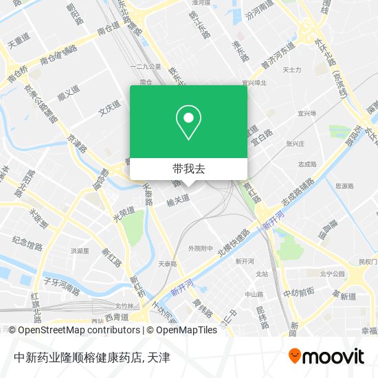 中新药业隆顺榕健康药店地图