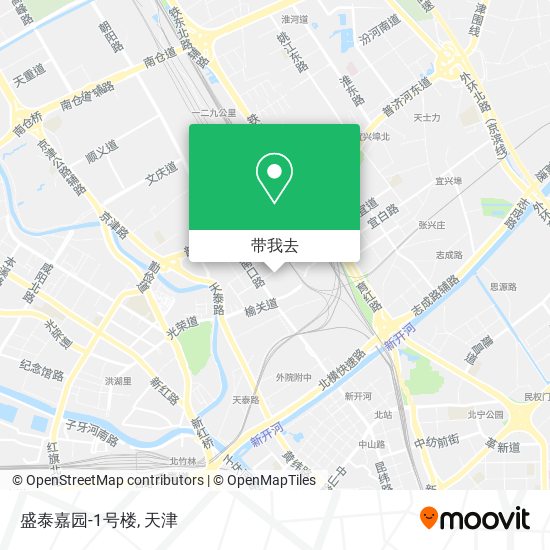 盛泰嘉园-1号楼地图