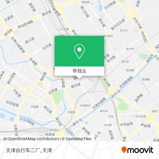 天津自行车二厂地图