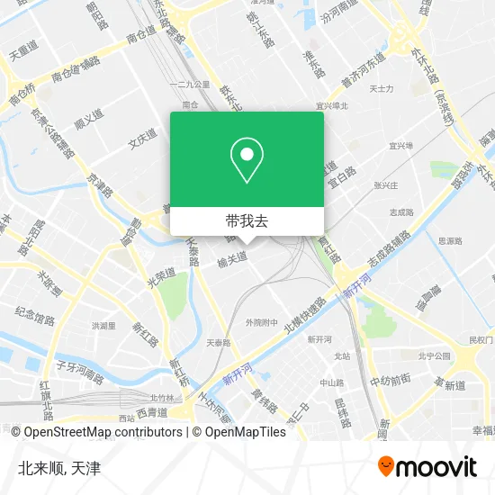 北来顺地图