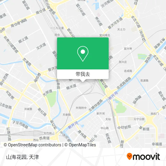 山海花园地图