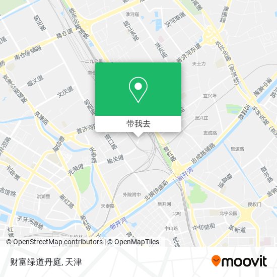 财富绿道丹庭地图