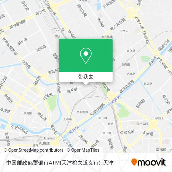 中国邮政储蓄银行ATM(天津榆关道支行)地图