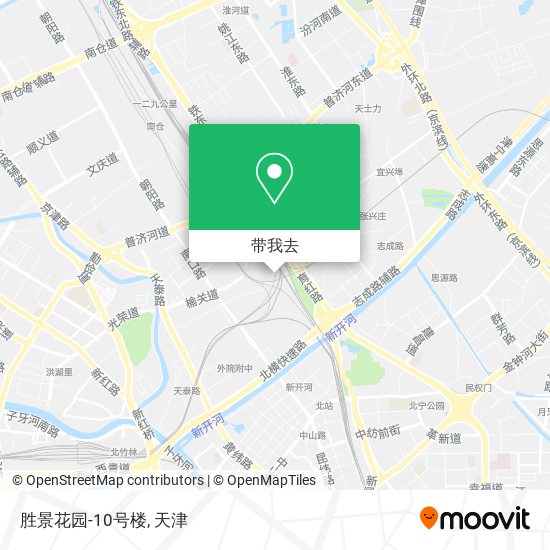 胜景花园-10号楼地图