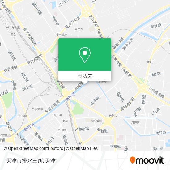 天津市排水三所地图