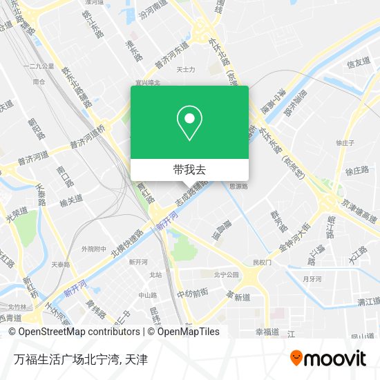 万福生活广场北宁湾地图