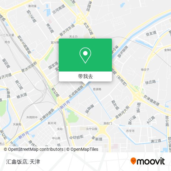 汇鑫饭店地图