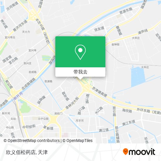 欣义佰松药店地图