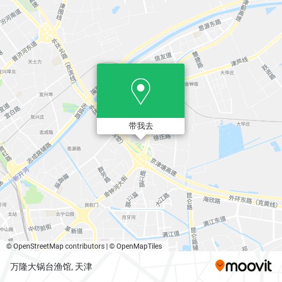 万隆大锅台渔馆地图