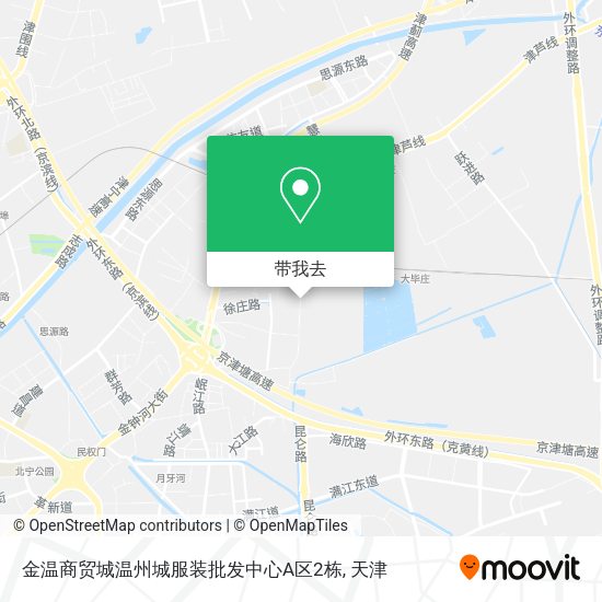 金温商贸城温州城服装批发中心A区2栋地图