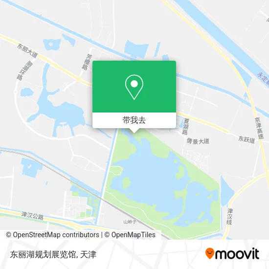 东丽湖规划展览馆地图