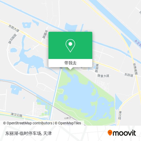 东丽湖-临时停车场地图