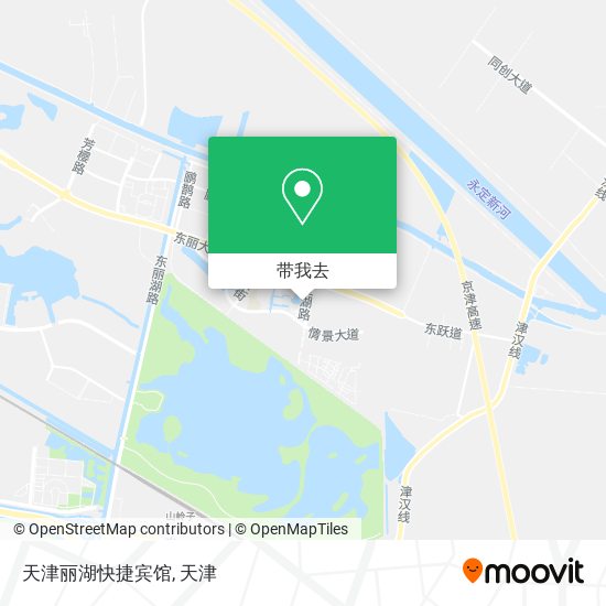 天津丽湖快捷宾馆地图
