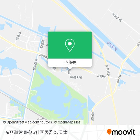 东丽湖凭澜苑街社区居委会地图