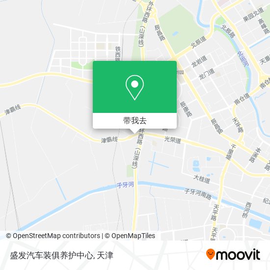 盛发汽车装俱养护中心地图