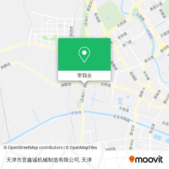 天津市意鑫诚机械制造有限公司地图