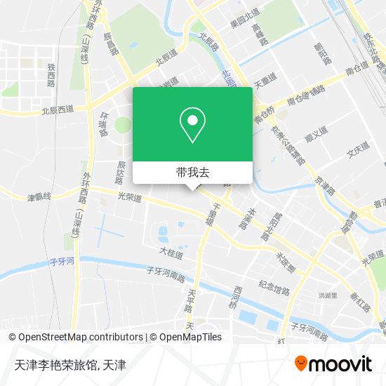 天津李艳荣旅馆地图