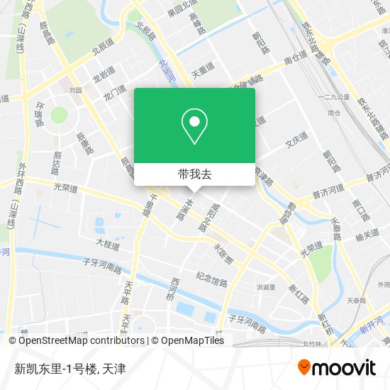 新凯东里-1号楼地图