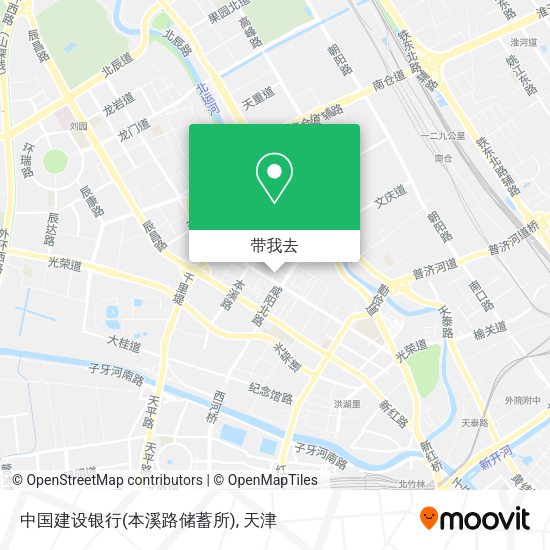 中国建设银行(本溪路储蓄所)地图