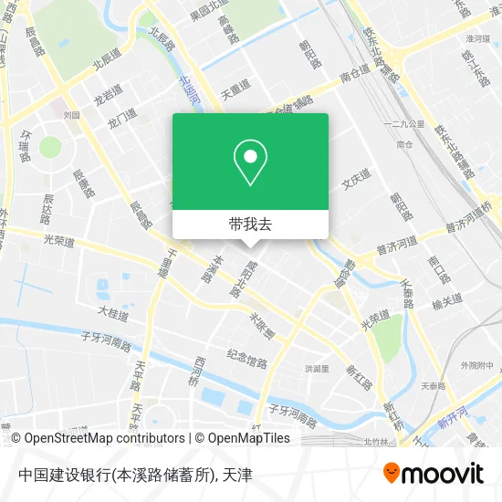 中国建设银行(本溪路储蓄所)地图