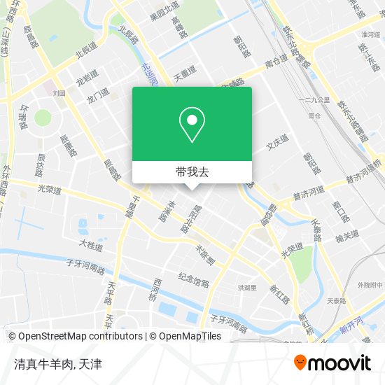 清真牛羊肉地图