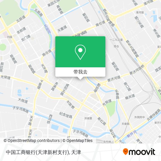 中国工商银行(天津新村支行)地图