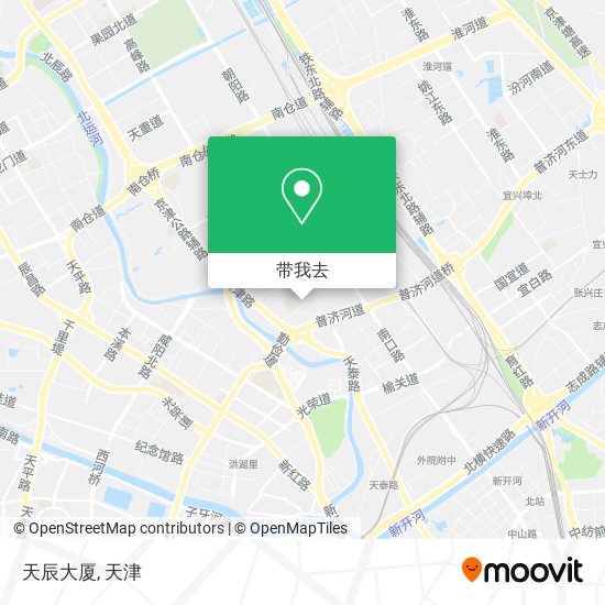 天辰大厦地图