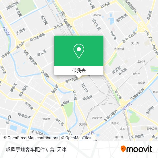 成凤宇通客车配件专营地图