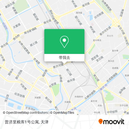 普济里粮库1号公寓地图