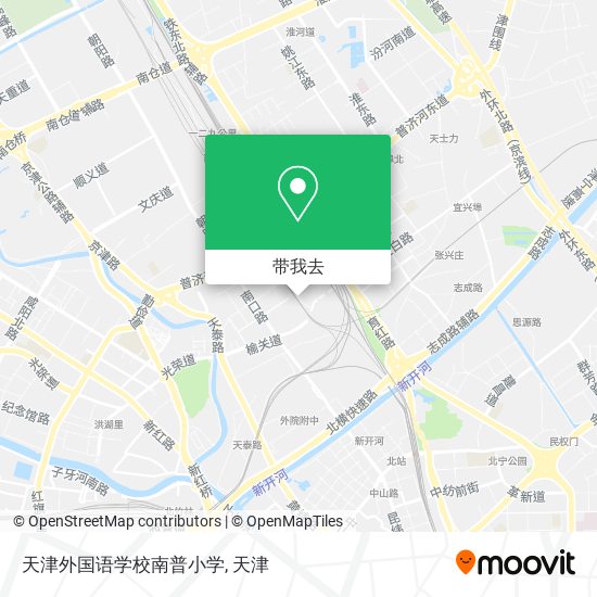 天津外国语学校南普小学地图