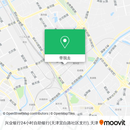 兴业银行24小时自助银行(天津宜白路社区支行)地图